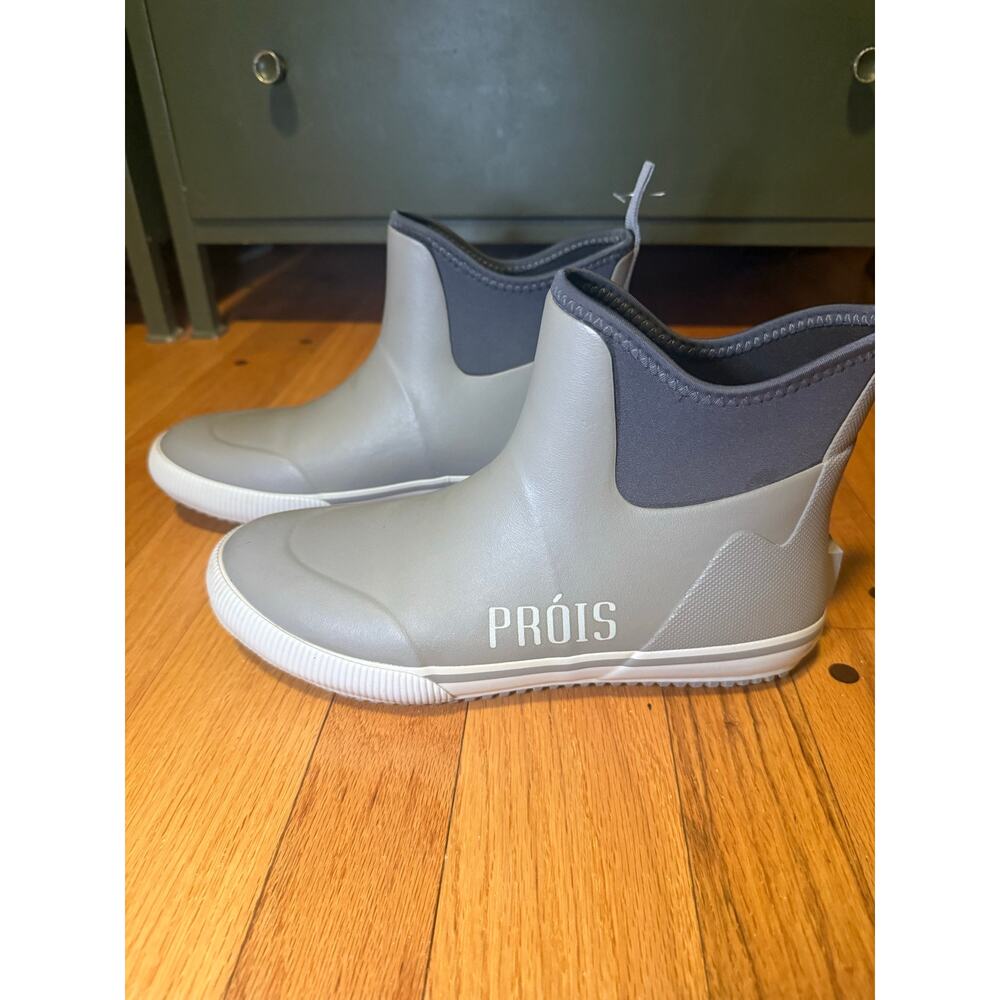 Próis Hunting Waterproof Neoprene Ankle Boots Women Sz 9 Gray Rain Outdoor